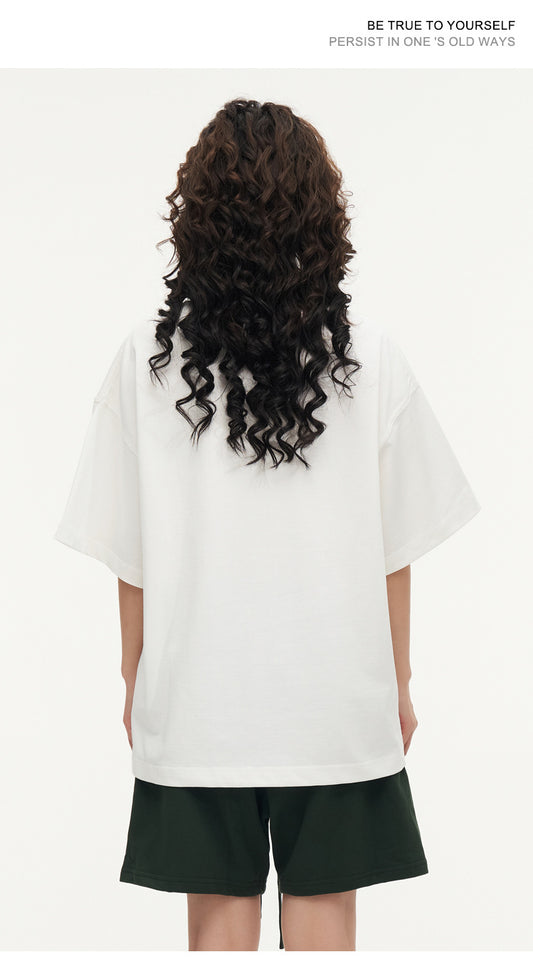 Cotton t Shirt Heavyweight Oversized Tshirt Blank High Quality Men's T-shirts