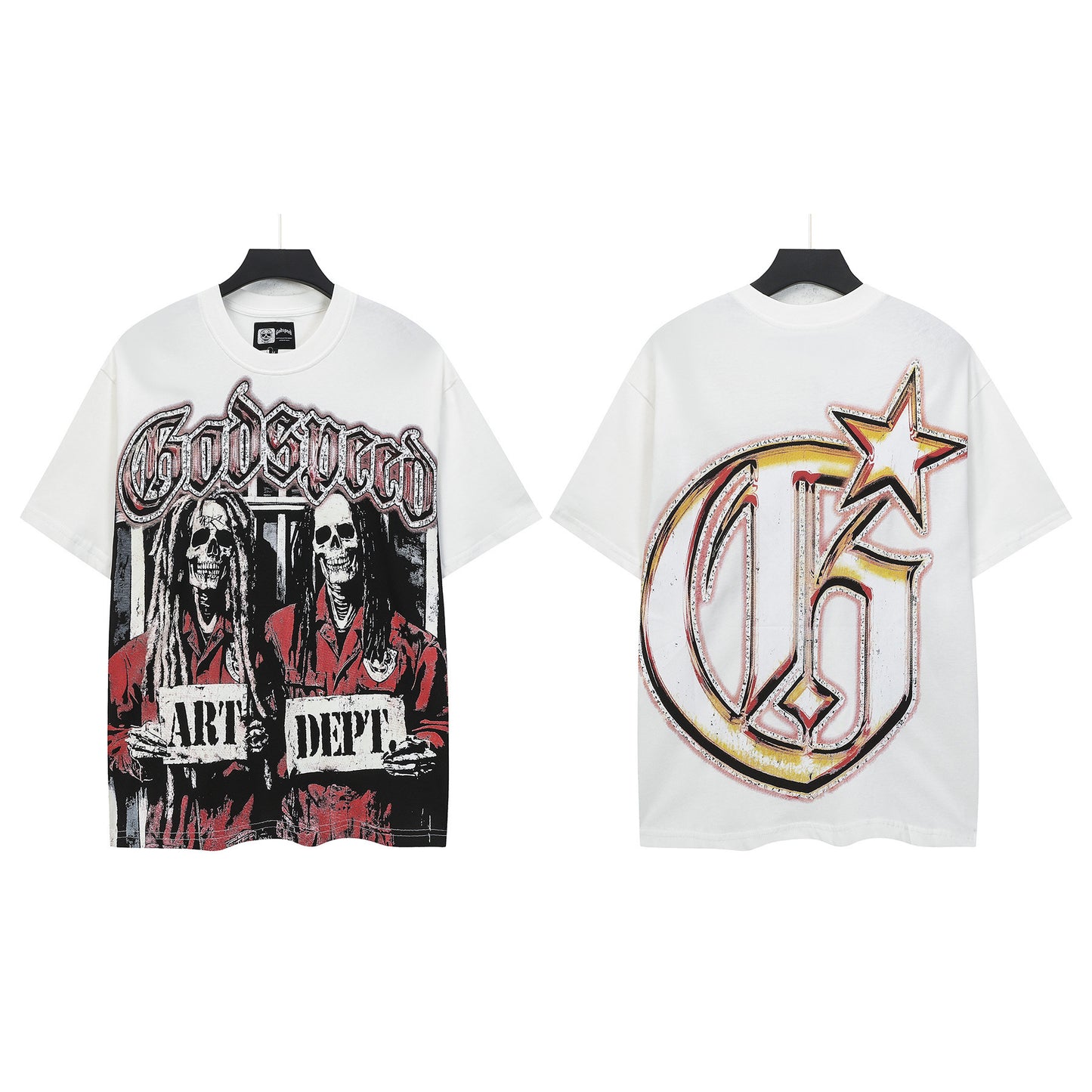 Summer New Cross border Foreign Trade Godspeed American Trendy T-shirt