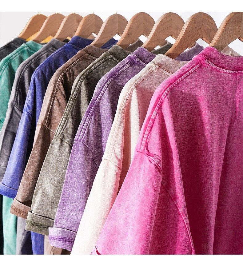 Candy VIP buyersCustom 210 Gsm 230 Gsm 240gsm 280gsm 300 Gsm Cotton t Shirt Heavyweight Oversized Tshirt Blank High Quality Men's T-shirts