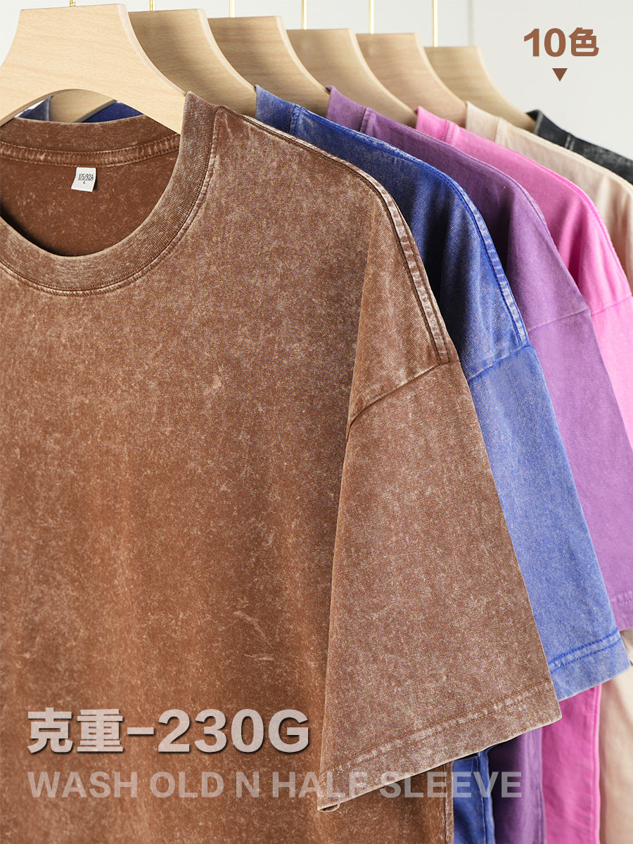 High Quality Blank White Custom Screen Printing Graphic Oversized Heavy Cotton t Shirt Plain Heavyweight Men's T-shirt