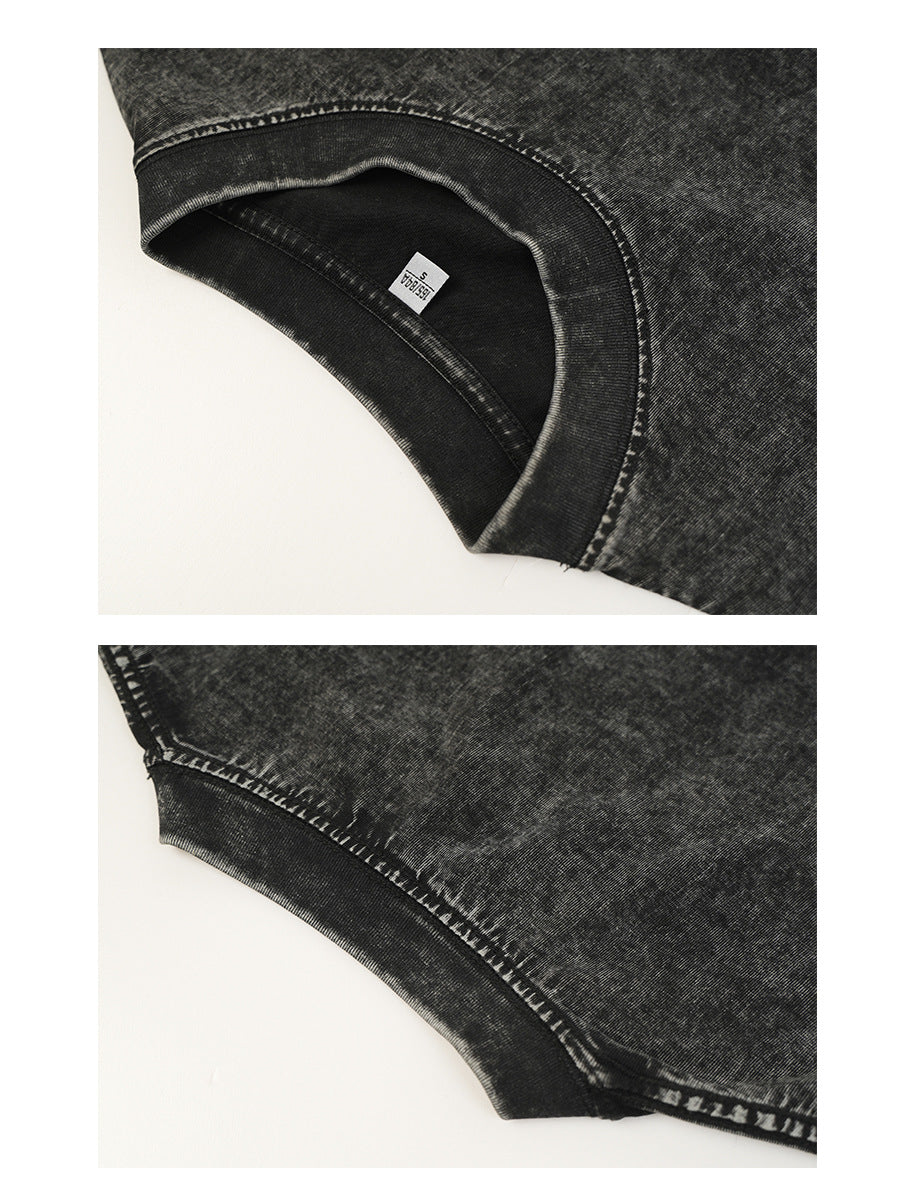 High Quality Blank White Custom Screen Printing Graphic Oversized Heavy Cotton t Shirt Plain Heavyweight Men's T-shirt