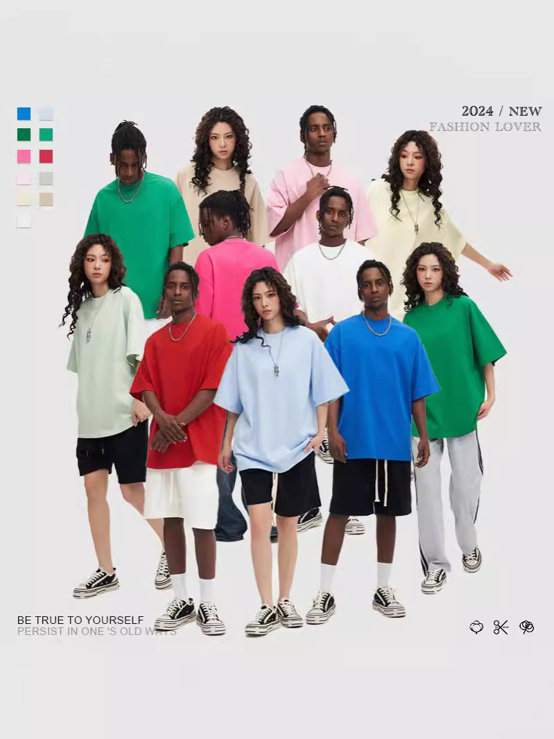 Top Quality 100% cotton 230gsm Tee shirts for men and women