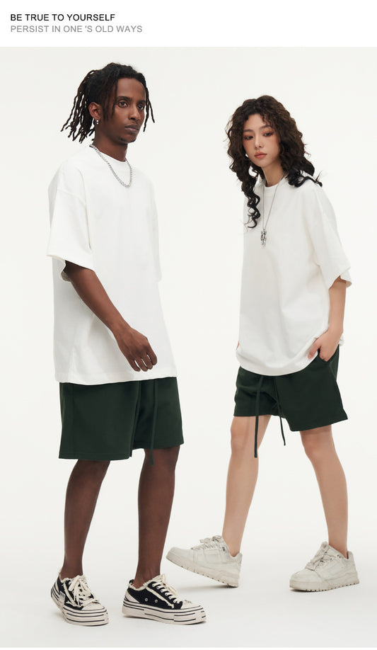 Cotton t Shirt Heavyweight Oversized Tshirt Blank High Quality Men's T-shirts