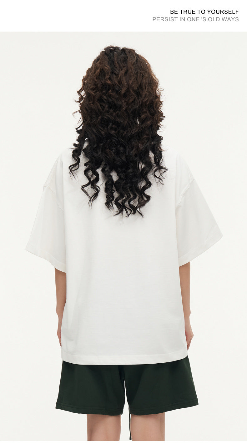 Cotton t Shirt Heavyweight Oversized Tshirt Blank High Quality Men's T-shirts