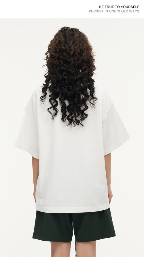 Cotton t Shirt Heavyweight Oversized Tshirt Blank High Quality Men's T-shirts