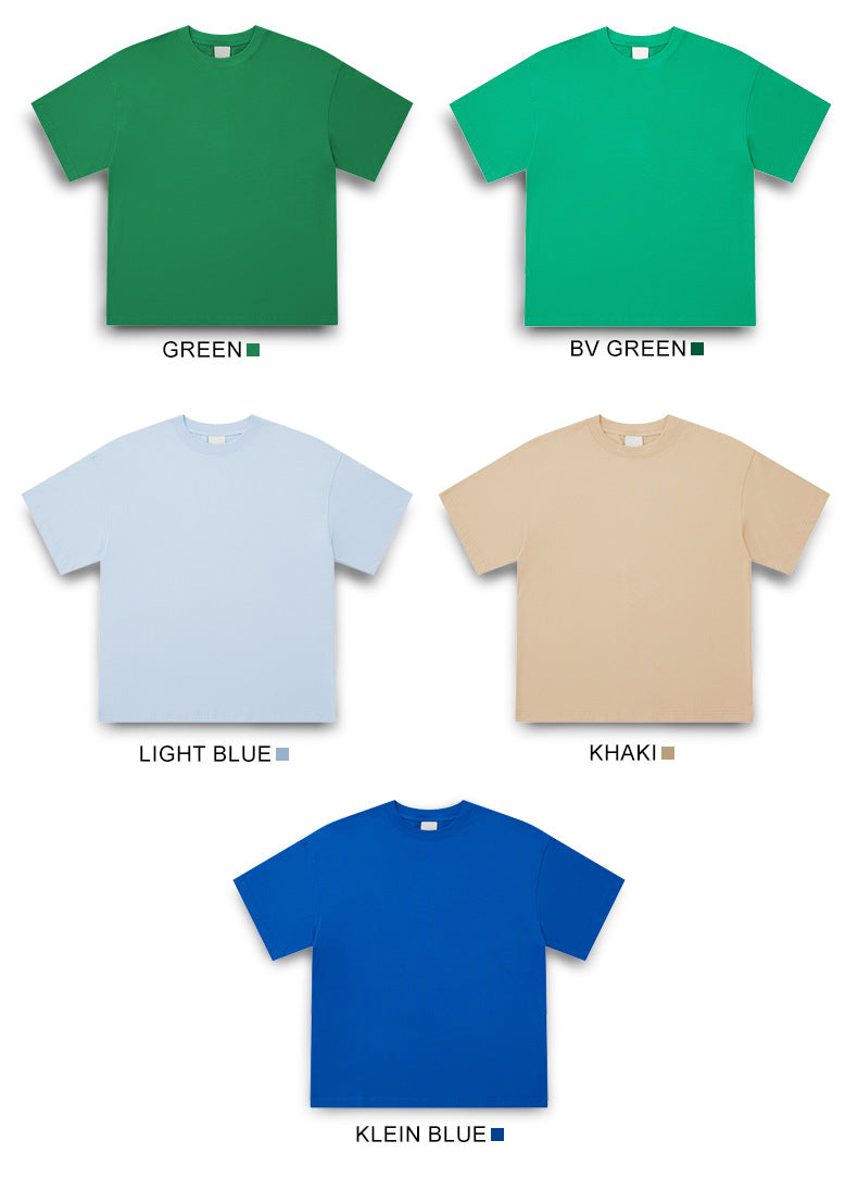 Cotton t Shirt Heavyweight Oversized Tshirt Blank High Quality Men's T-shirts