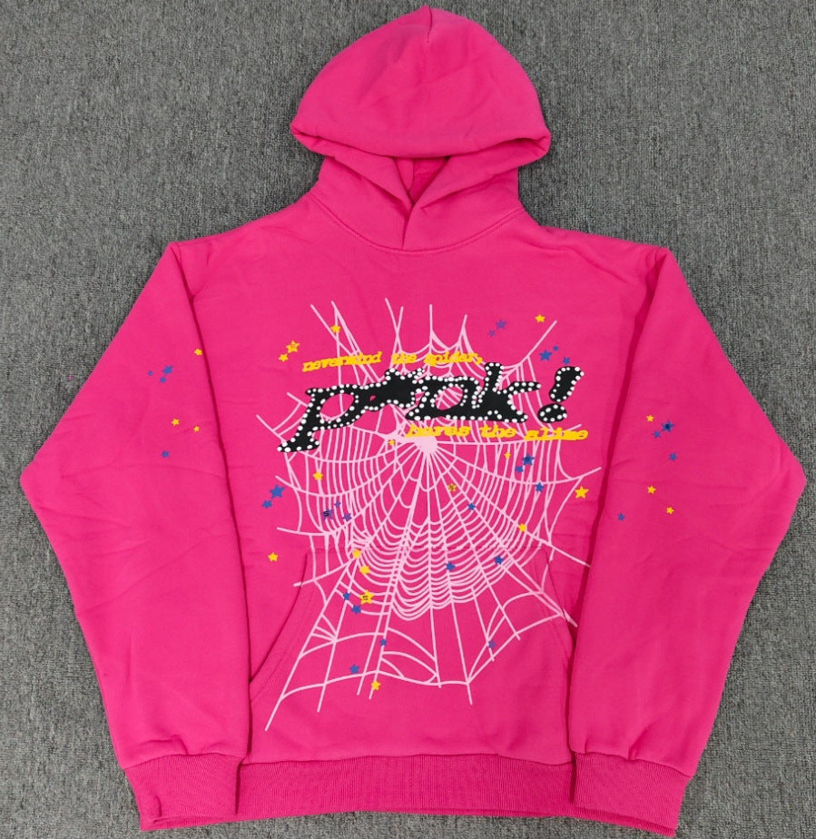Top quality original 450gsm cotton heavry weight spider hoodies for men and women