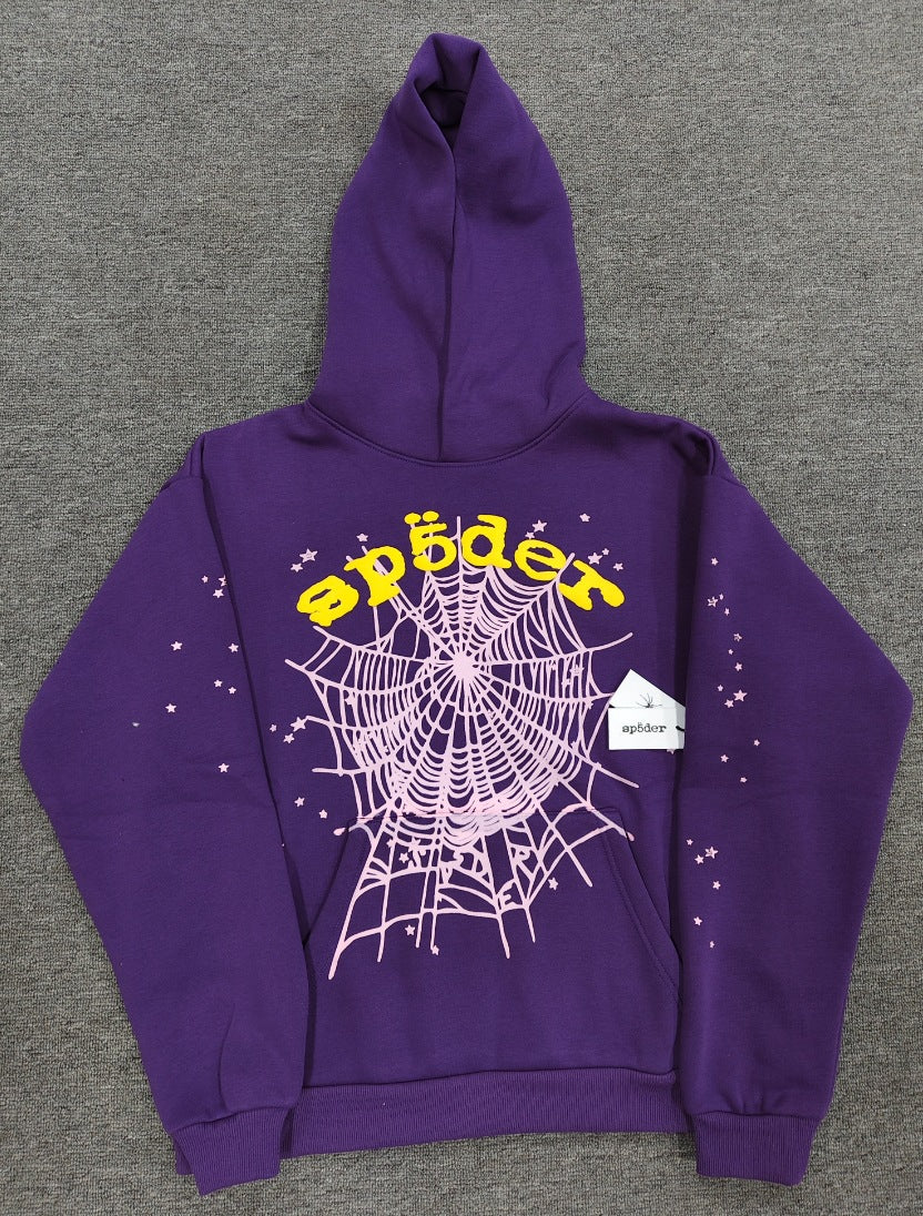 Top quality original 450gsm cotton heavry weight spider hoodies for men and women