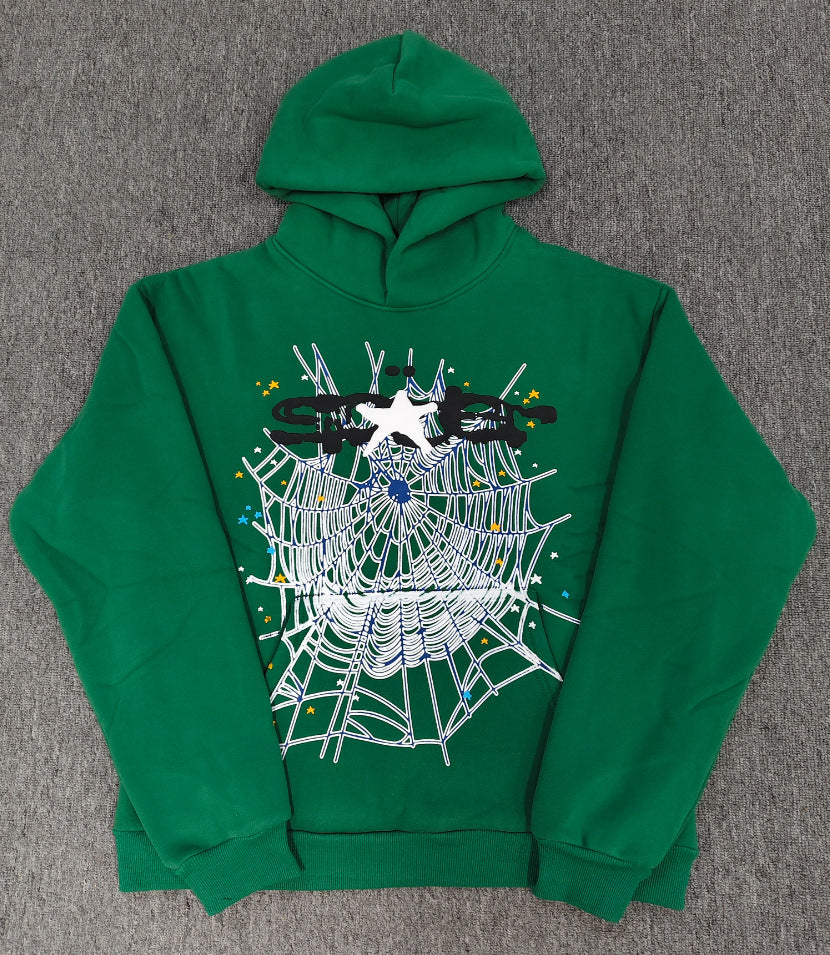 Top quality original 450gsm cotton heavry weight spider hoodies for men and women