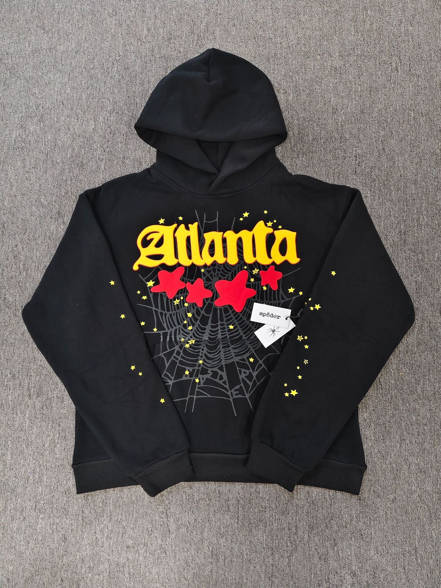 Top quality original 450gsm cotton heavry weight spider hoodies for men and women