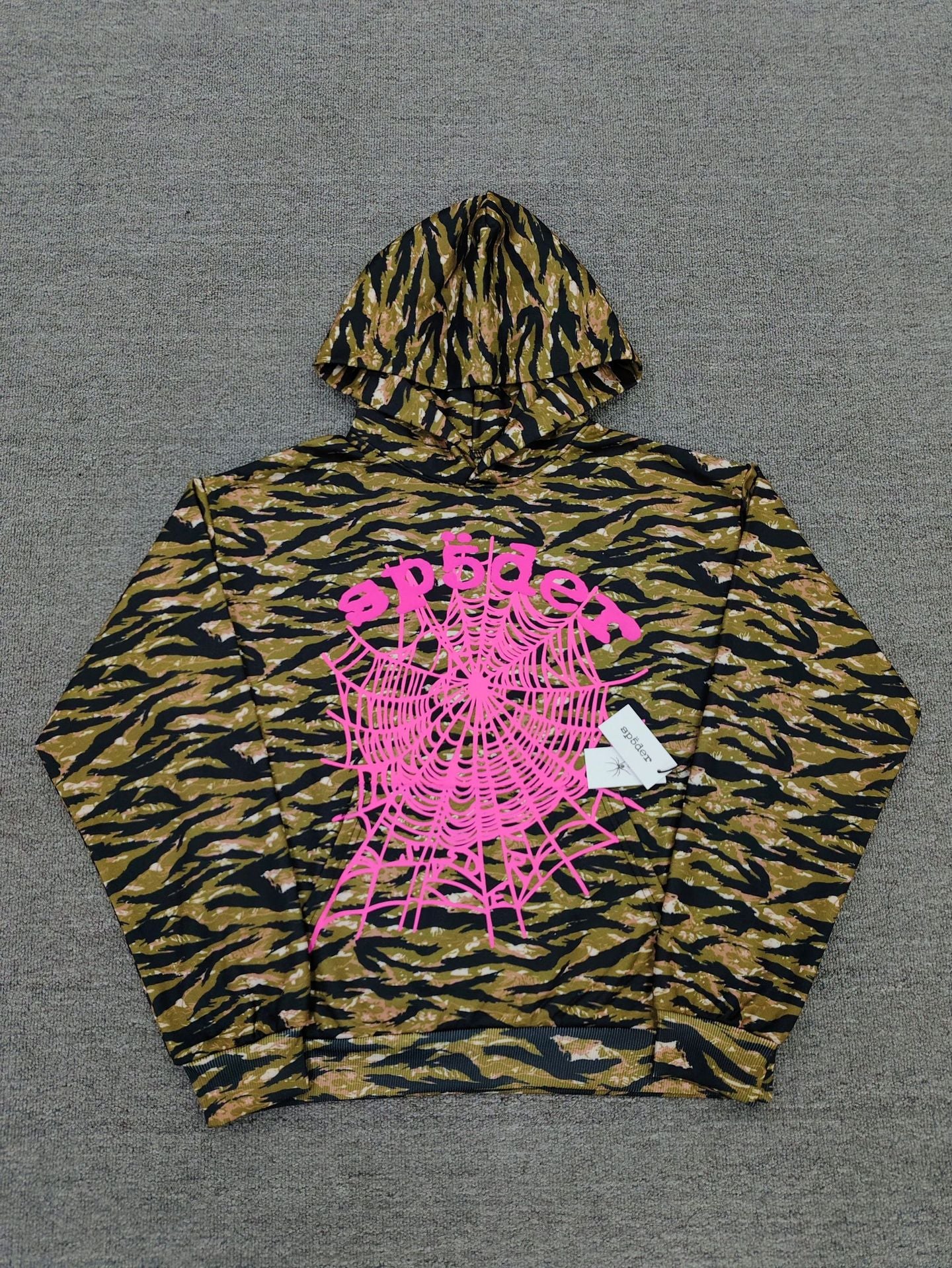 Top quality original 450gsm cotton heavry weight spider hoodies for men and women