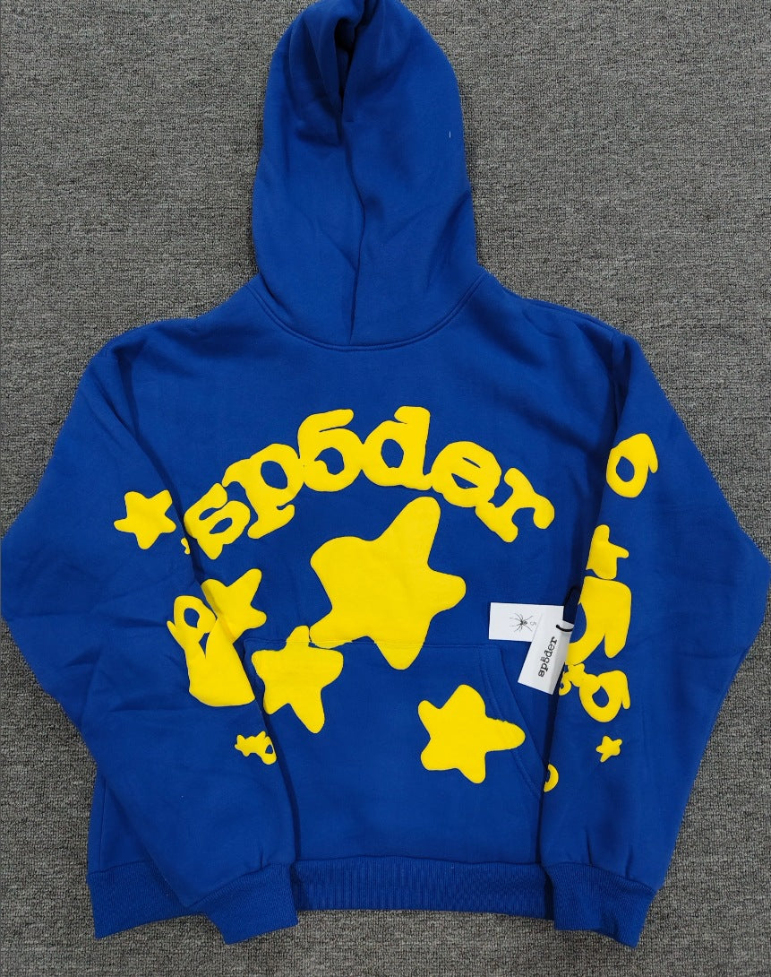 Top quality original 450gsm cotton heavry weight spider hoodies for men and women