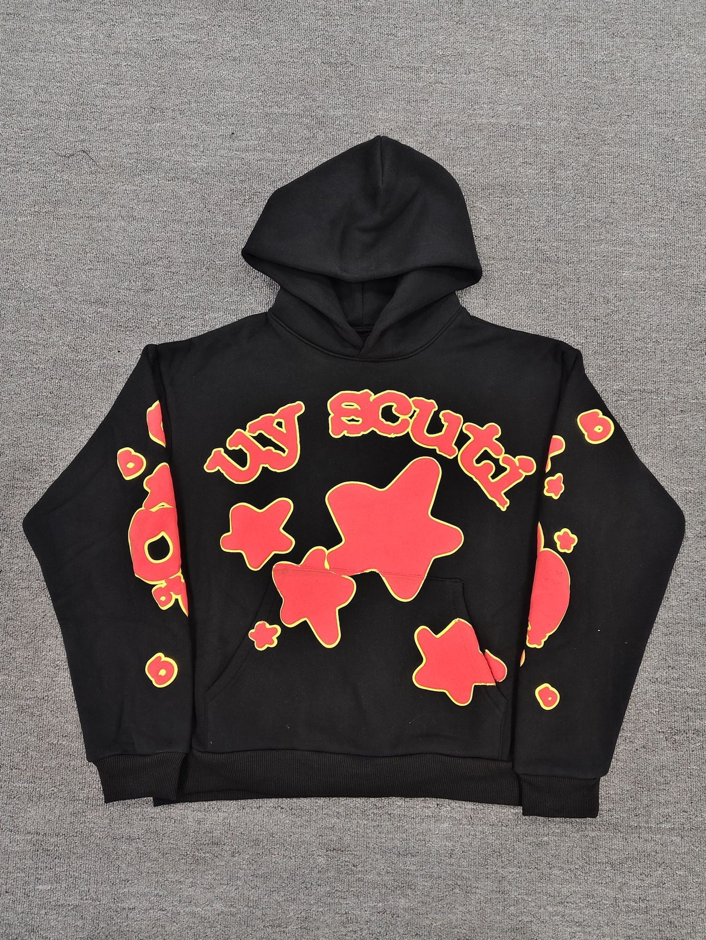 Top quality original 450gsm cotton heavry weight spider hoodies for men and women