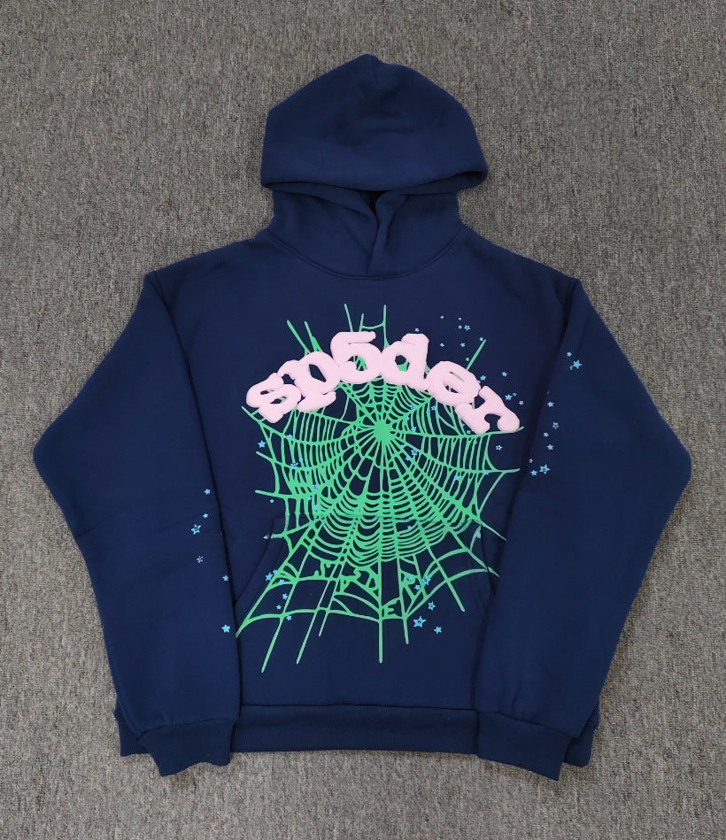 Top quality original 450gsm cotton heavry weight spider hoodies for men and women