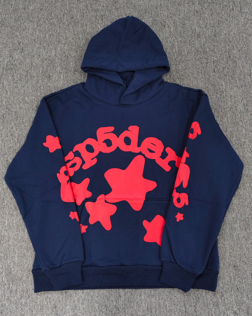 Top quality original 450gsm cotton heavry weight spider hoodies for men and women