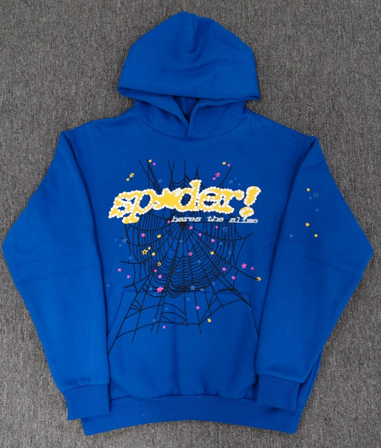 Top quality original 450gsm cotton heavry weight spider hoodies for men and women