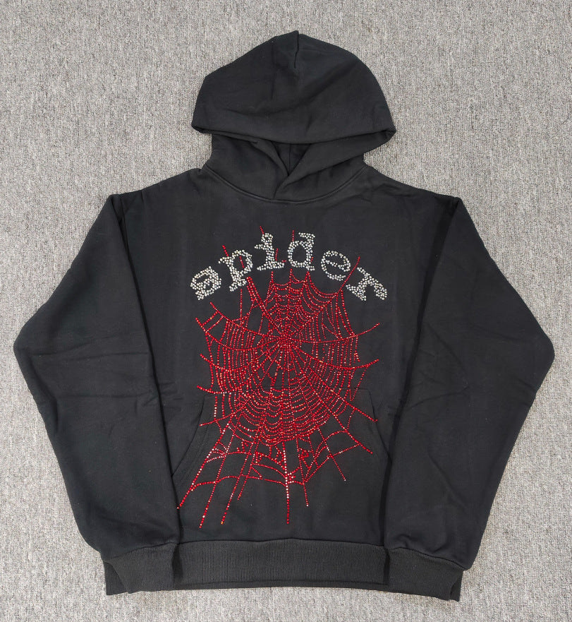 Top quality original 450gsm cotton heavry weight spider hoodies for men and women