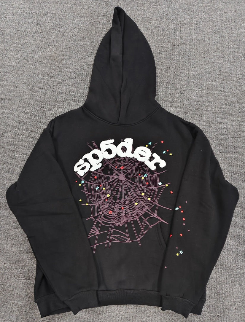 Top quality original 450gsm cotton heavry weight spider hoodies for men and women