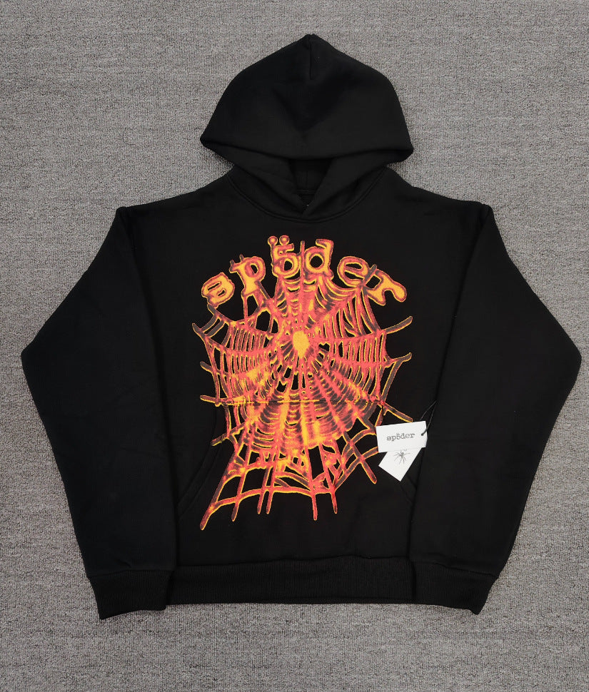 Top quality original 450gsm cotton heavry weight spider hoodies for men and women