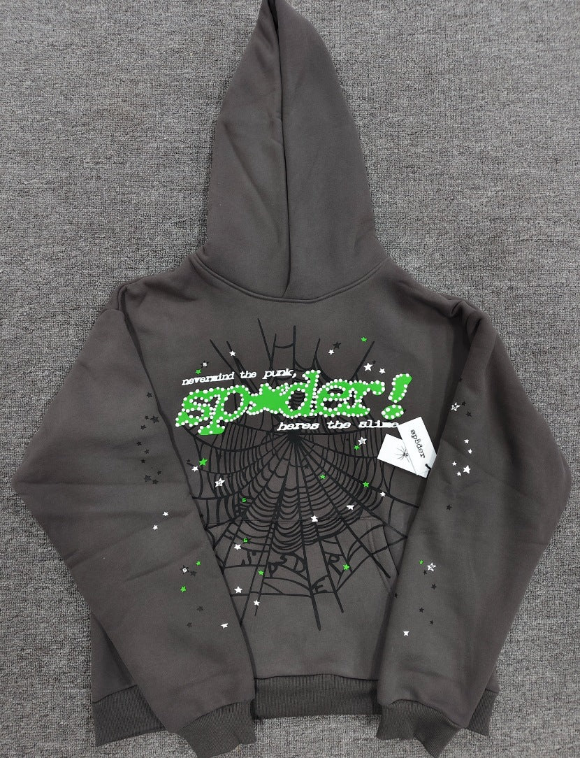 Top quality original 450gsm cotton heavry weight spider hoodies for men and women