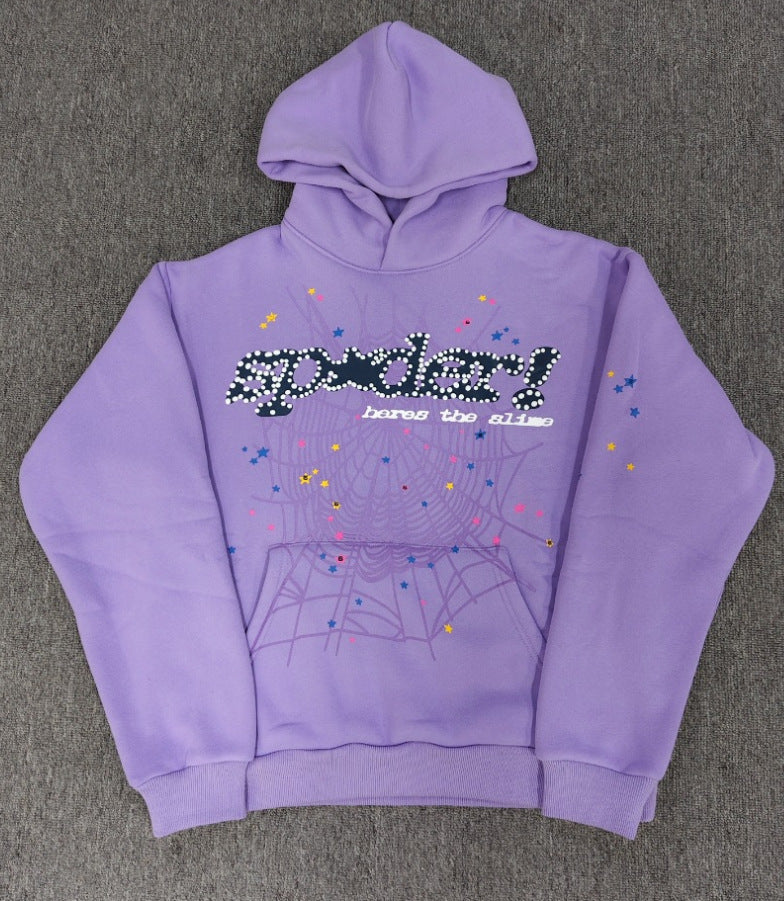 Top quality original 450gsm cotton heavry weight spider hoodies for men and women