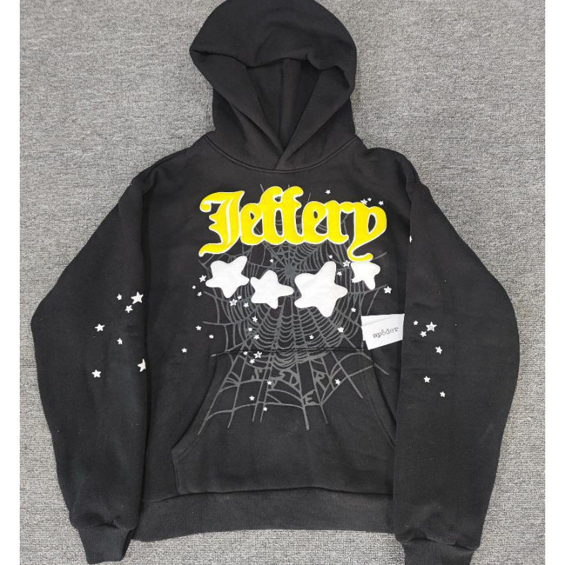 Top quality original 450gsm cotton heavry weight spider hoodies for men and women