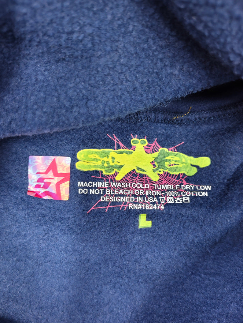 Top quality original 450gsm cotton heavry weight spider hoodies for men and women