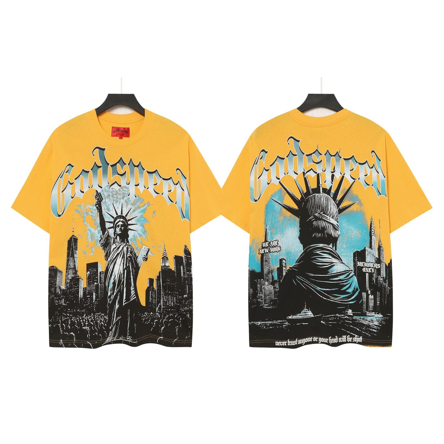 Summer New Cross border Foreign Trade Godspeed American Trendy T-shirt