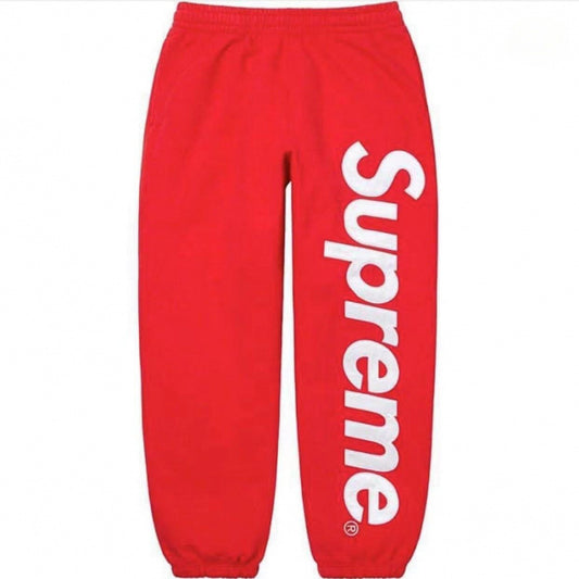 Supreme Logo Patchwork Embroidered Heavyweight Pants for Men - Bestseller