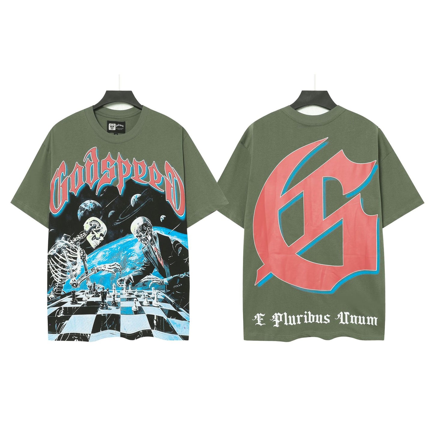 Summer New Cross border Foreign Trade Godspeed American Trendy T-shirt