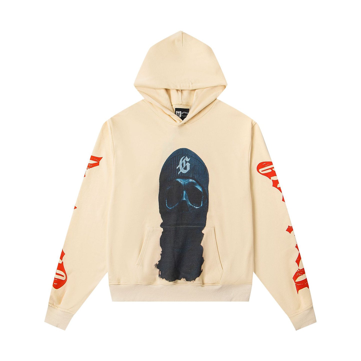 Godspeed New Direct Spray Printed Washed Retro Pure Cotton Hip Hop Hoodie