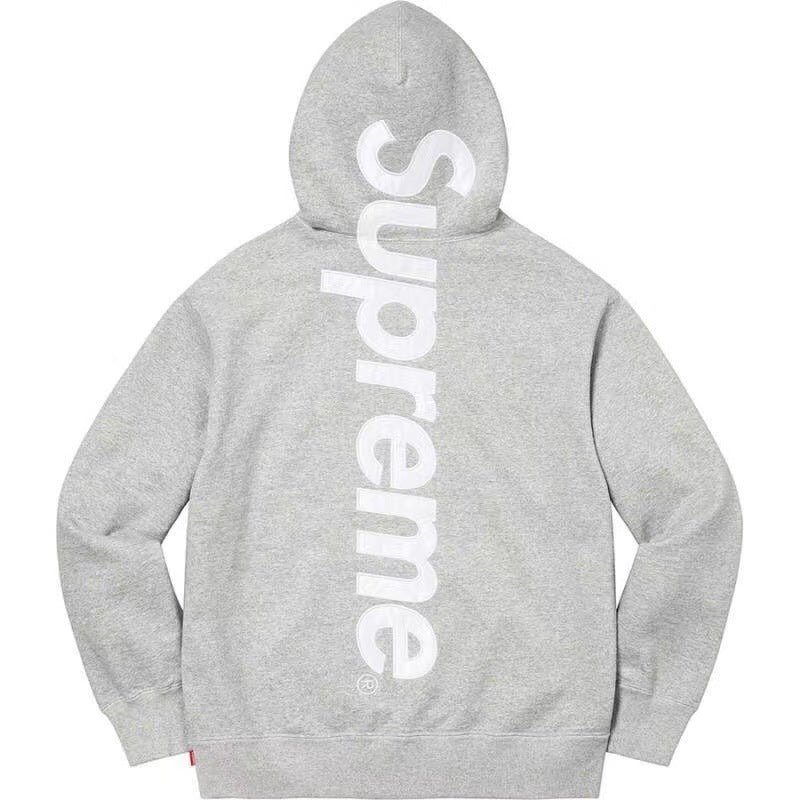 Supreme Logo Patchwork Embroidered Heavyweight Sweatshirt for Men - Bestseller
