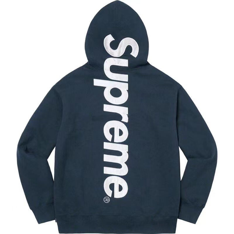 Supreme Logo Patchwork Embroidered Heavyweight Sweatshirt for Men - Bestseller