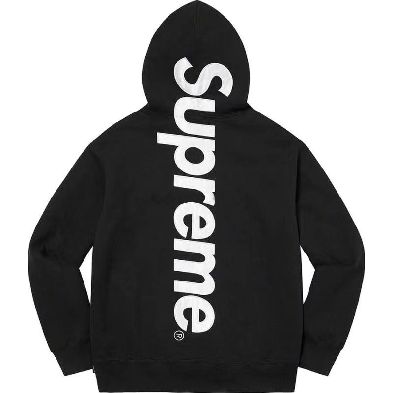 Supreme Logo Patchwork Embroidered Heavyweight Sweatshirt for Men - Bestseller