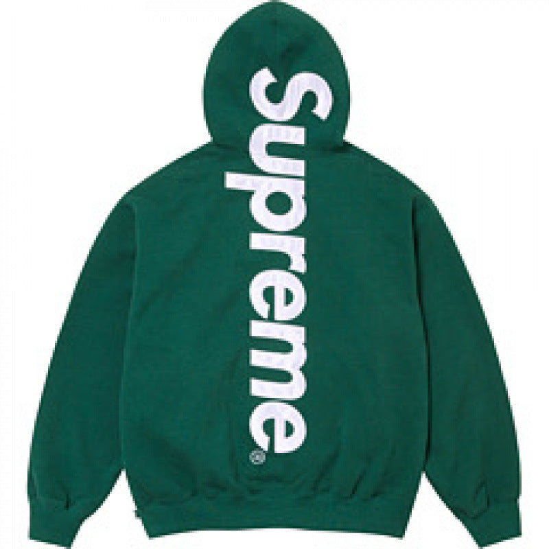 Supreme Logo Patchwork Embroidered Heavyweight Sweatshirt for Men - Bestseller