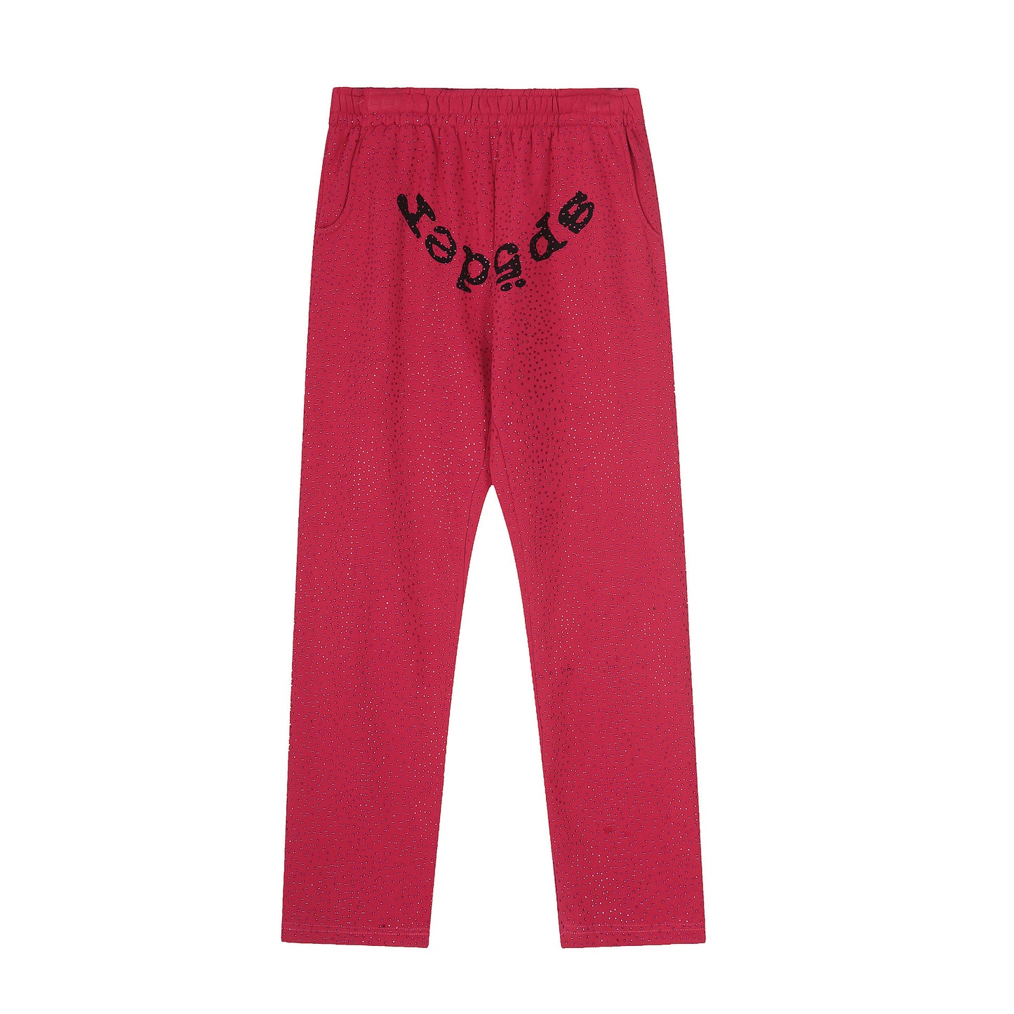 Spider VVS Multi color Full Hot Diamond Letter Casual Pants