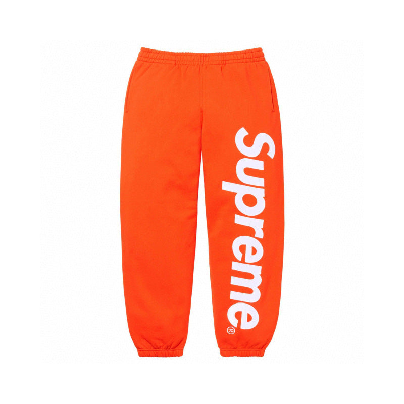 Supreme Logo Patchwork Embroidered Heavyweight Pants for Men - Bestseller