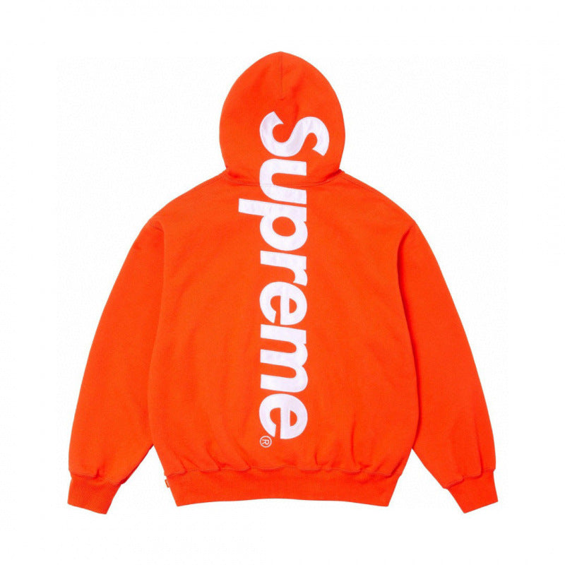 Supreme Logo Patchwork Embroidered Heavyweight Sweatshirt for Men - Bestseller
