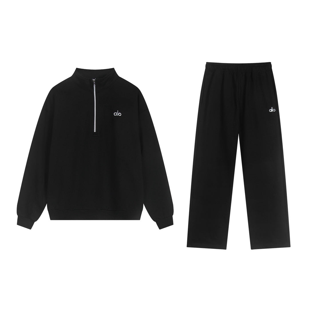 Alo quarter zip jacket and jacket and pants for men and women